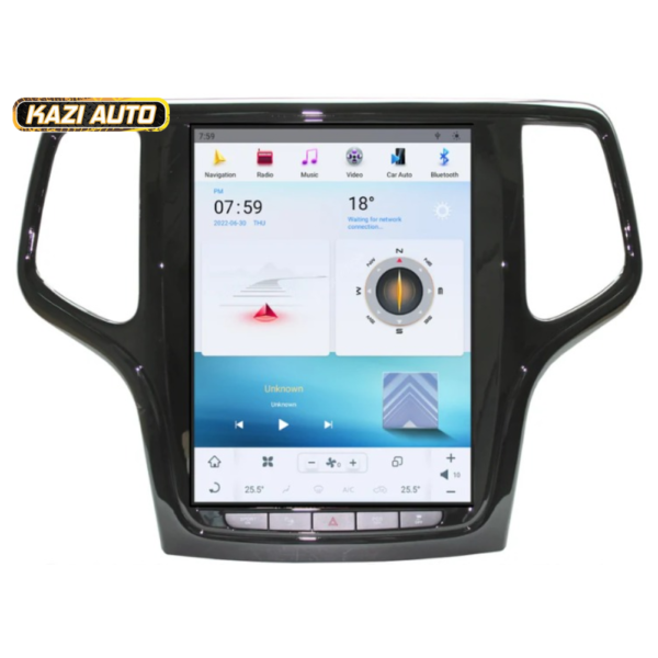 Jeep Grand Cherokee 10.4 Inch Tesla Style Android Vertical Screen 2014+ Built-In Carplay / Android Auto