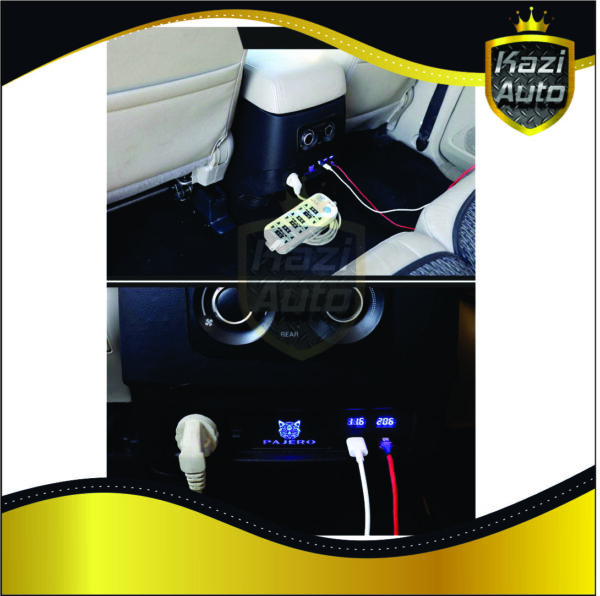 Mitsubishi Pajero 2008 to 2024 USB CHARGER & 220V CASE FOR BACK SIDE