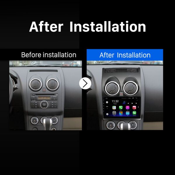 2005-2018 Nissan Qashqai Android Multimedia System 9-inch Display