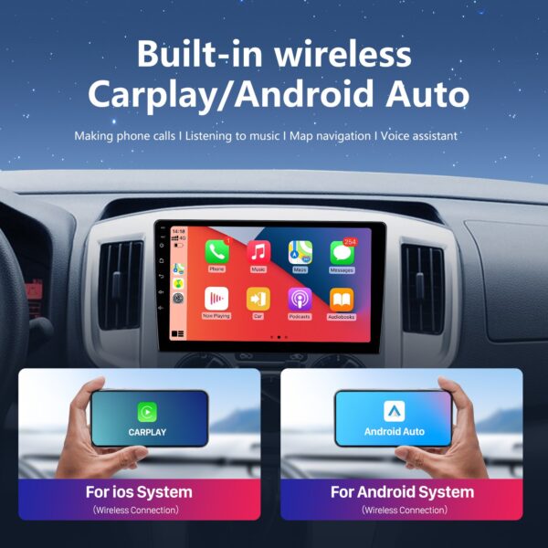2005-2018 Nissan Qashqai Android Multimedia System 9-inch Display