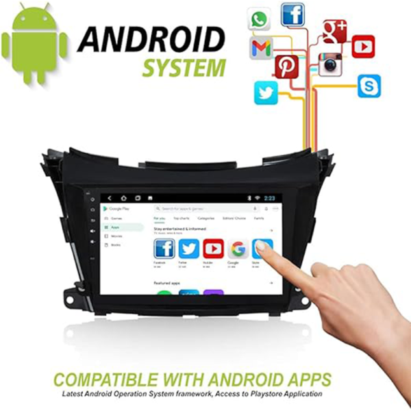 Full Touch Android Car Stereo for Nissan Murano – Multimedia Monitor & Screen Tablet