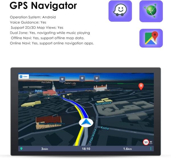 Nissan X-Trail 2008 – 2013 Android 9"Inch Screen Multimedia System