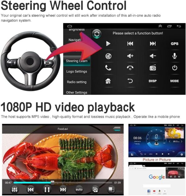 Ford Explorer 2008 – 2012 Android Multimedia System 9"Inch Screen