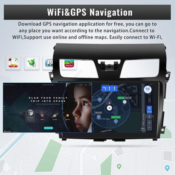 Nissan Altima 2013 – 2016 (10-inch) Android Multimedia System