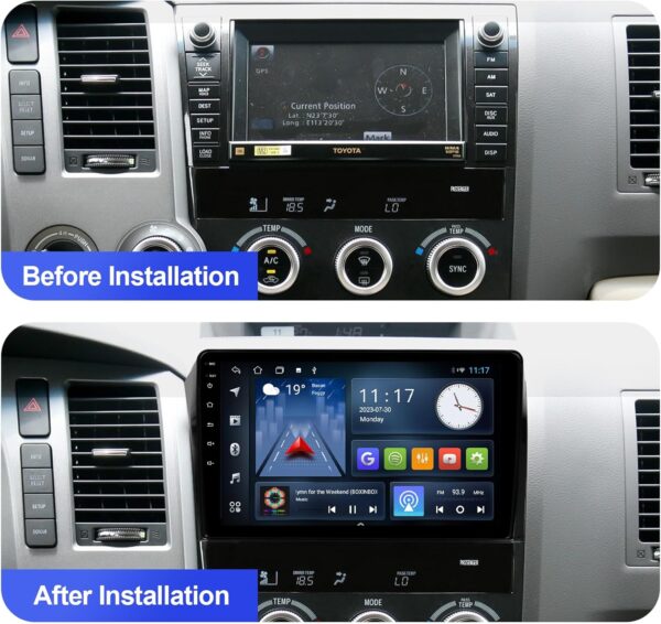 2008 – 2013 Toyota Tundra / Sequoia (10-Inch) Android Full Touch Screen