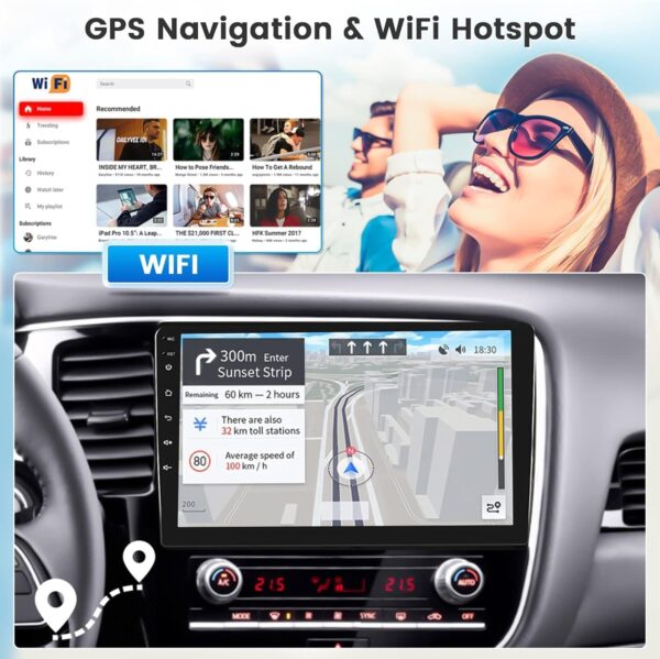 Mitsubishi Outlander 2017 – 2022 Auto AC 9"Inch Android Multimedia System
