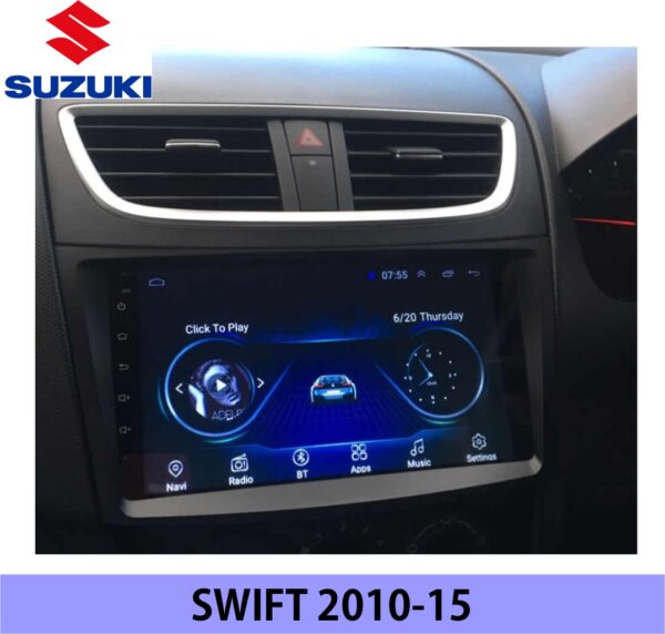 2010 – 2015 Suzuki Swift 9-inch Android Multimedia System