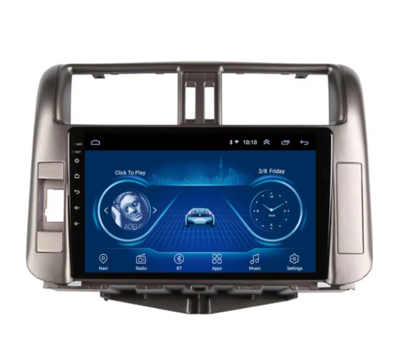 2010 – 2013 Toyota Prado Android Display Car Radio with Bluetooth GPS Navigation System