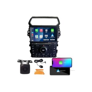 Ford Explorer Android Head Unit QLED 9"Inch Display Car Radio with Bluetooth GPS Navigation System