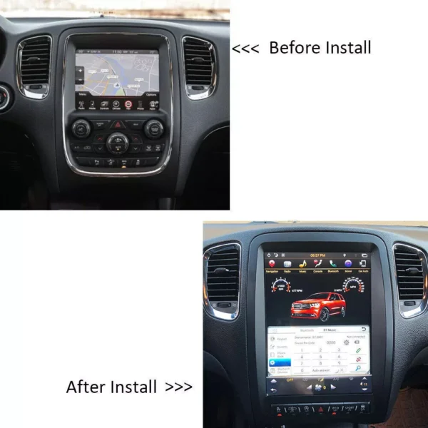 Jeep Dodge Durango 2012 Tesla Screen 12.1" Android Multimedia System