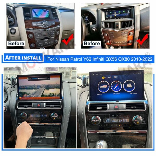14 inch Nissan Patrol 2010-22/ Armada/Infinity QX56/QX80 2016-2020 Upgrade 2023