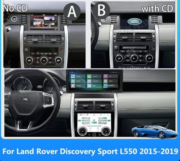 Range Rover Discovery 2015-17 12.3 inch Android + AC Control upgrade 2020 model