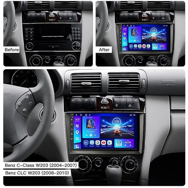 Car Stereo Screen for Mercedes Benz C Class 2004-07