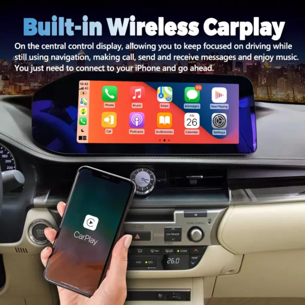 Lexus ES350 2013-17 Android 8+128 New model 12.3 inch Ultra Premium