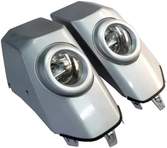 Fog Light with DRL Compatible with Toyota FJ Cruiser 2006-2024, Single Lens, Black Matt