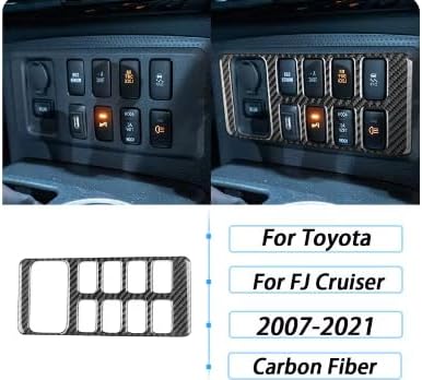 Compatible with Toyota FJ Cruiser 2007-2021 Car Center Console Driving Assist Anti-Scratch Panel Trim Cover Protection Interior Accessories