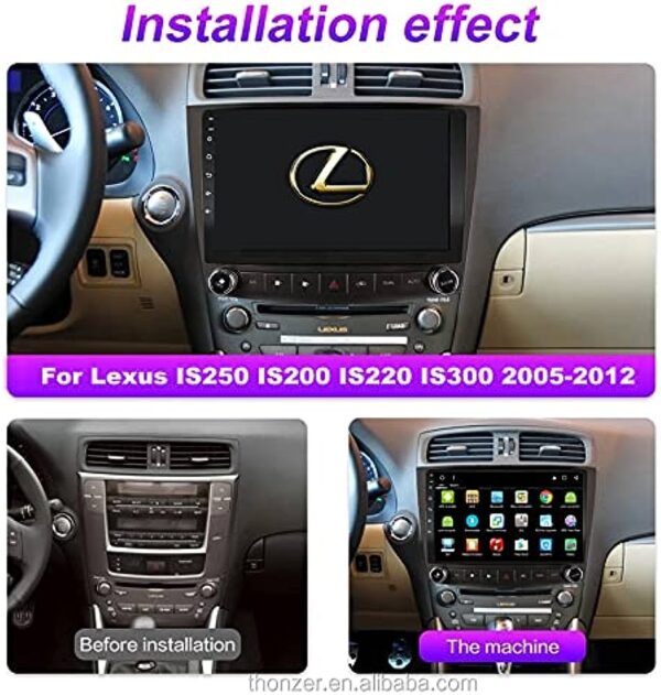 Lexus IS250/ IS300 Low Option 2006-12 Android Apple carplay