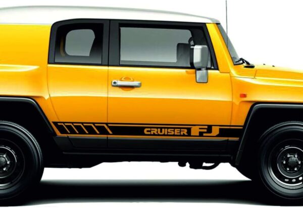 FJ Cruiser Side Decals, Black