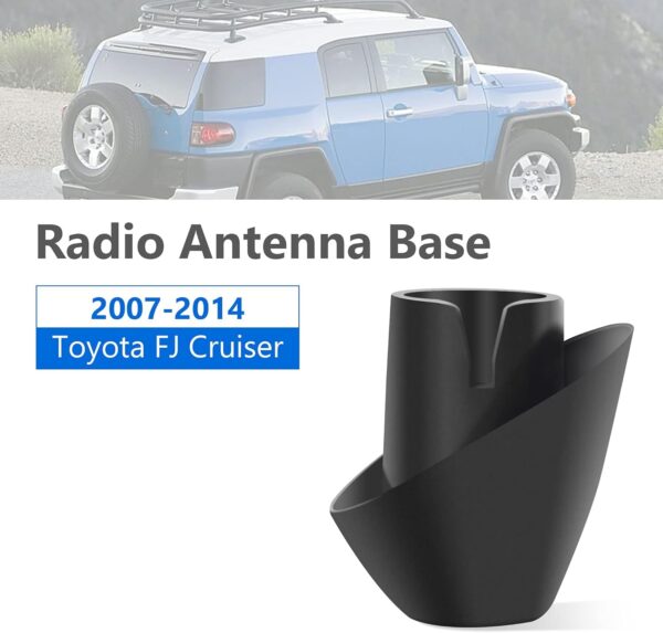 Anina Antenna Base for Toyota FJ Cruiser 2007-2017 Antenna Mount Car Radio Antenna Ornament, Rubber Antenna Grommet Topper
