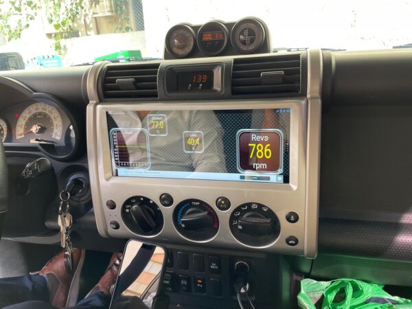 Entertainment System for Toyota FJ Cruiser, Wireless CarPlay, Android Auto, and GPS Navigation