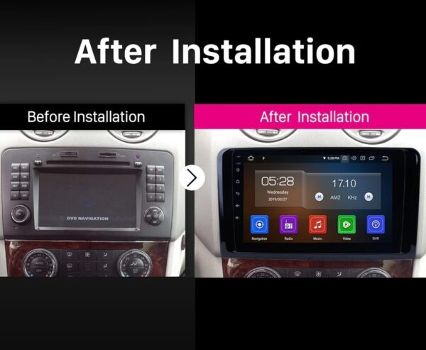 Android Monitor for Mercedes Benz W164 X164 ML350 2005-2012 | 9inch