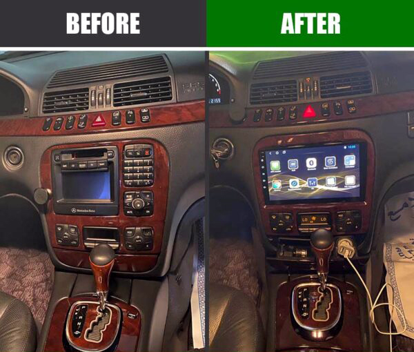 Mercedes Benz S Class W220 1998- 2005 Android apple carplay for car