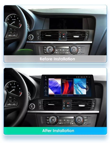 8+128 Car Stereo Screen For BMW X3/ X4 2010-17 Android radio 12.3 inch