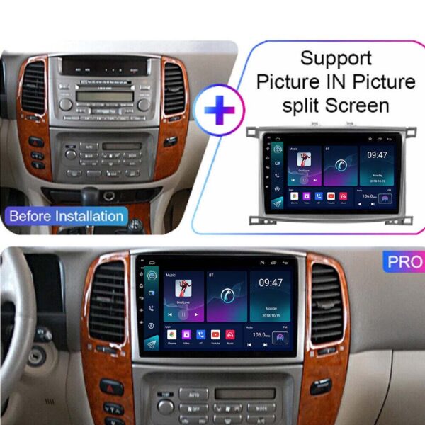 Android Monitor for Lexus LX470 2004-07