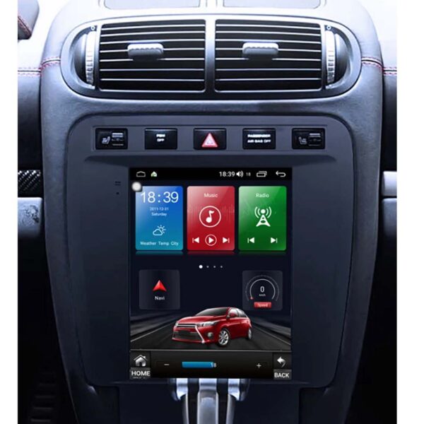 Android Monitor for Porsche Cayenne 2003-10 Tesla Style
