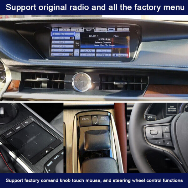 Android Monitor for Lexus Es350 ES300 | 2013-17 High option 8GB + 64GB