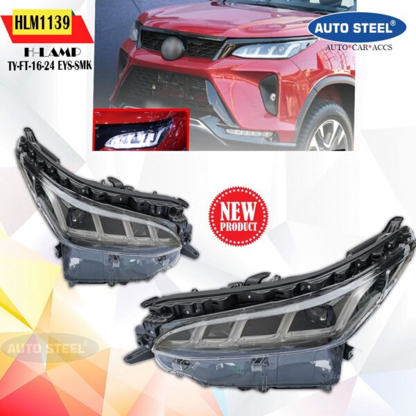 Toyota Fortuner 2016-2024 Head Lamp