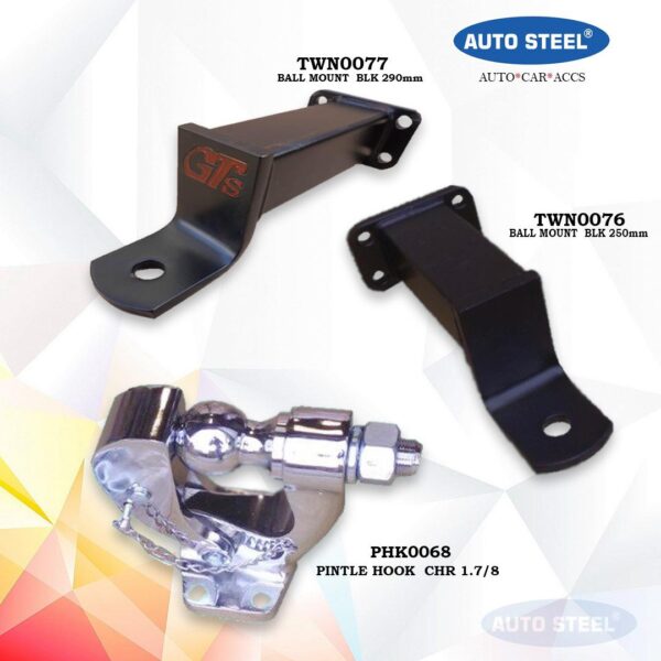 Ball Mount, Pintle Hook, Tow Hitch Connector, Tow Pin For All Cars