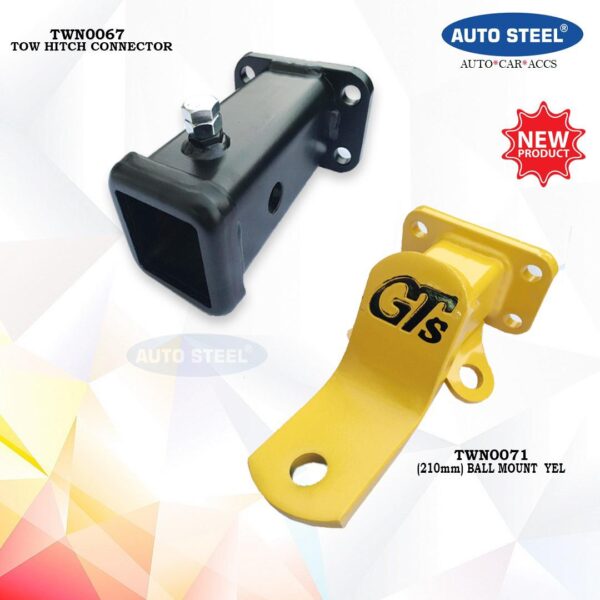 Ball Mount, Pintle Hook, Tow Hitch Connector, Tow Pin For All Cars