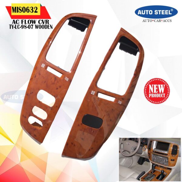 Toyota Land Cruiser 1998-2007 Wooden AC Flow Cover