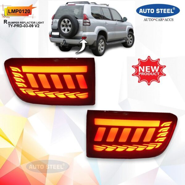 Toyota Prado 2003-2009 V2 Rear Bumper Reflactor Light