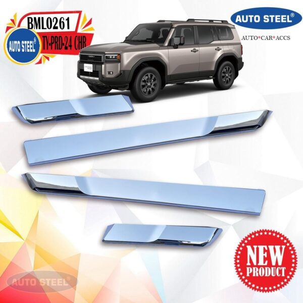 Toyota Prado 2024 Chrome Bumper Kit