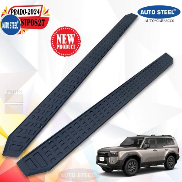 Toyota Prado 2024 OEM Black Side Step