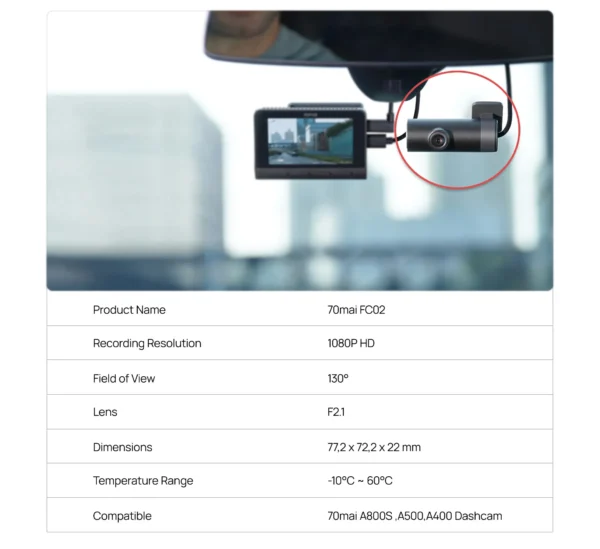 Dash Cam 4K High Resolution, Built in Wi-Fi GPS Smart Dash Camera For Cars, ADAS (Front & Rear Camera)