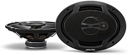 Alpine SPJ-691C3 6 x 9 Inches Coaxial 3-Way Speaker, Set of 2