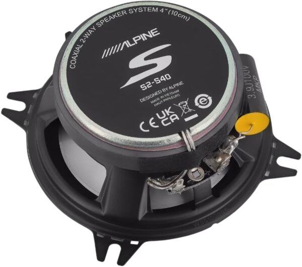 Alpine S2-S40 | Next-Generation S-Series 4"Inch Coaxial Speaker