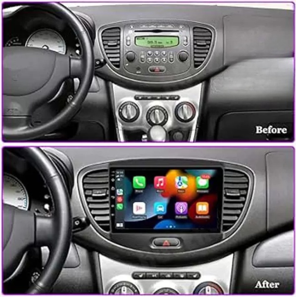 Car Stereo Screen For Hyundai i10 2006-12 android monitor
