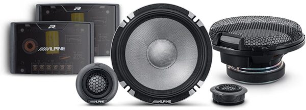 Alpine R2-S652 6.5"Inch R-Series | Pro High-Resolution 2-Way Component Speaker