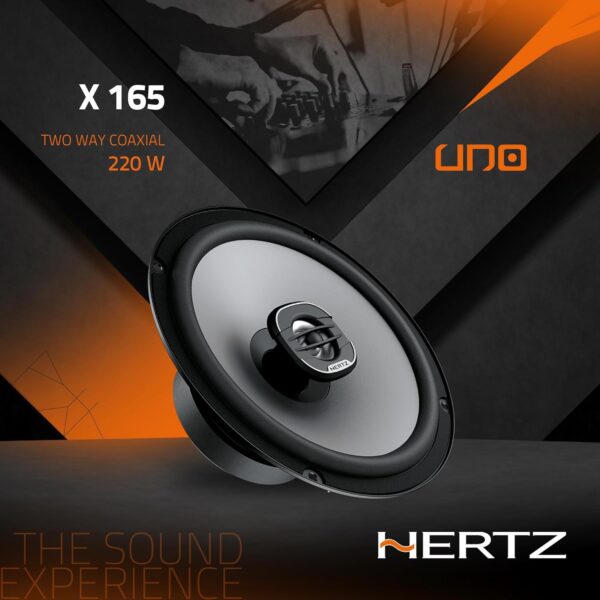 HERTZ UNO Series X-165 6.5"Inch Two-Way Coaxial Car Speakers