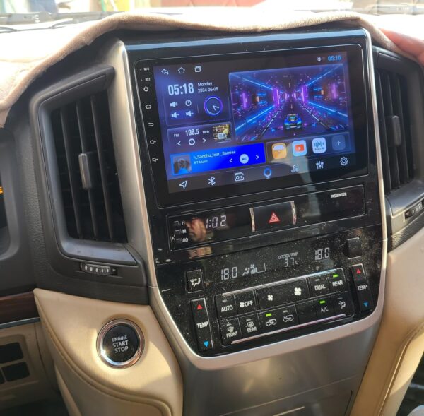 Toyota Land Cruiser GXR 2016-2021, Android Stereo, Carplay & Android Auto, touchscreen 9.1" Inch multimediaInch Screen