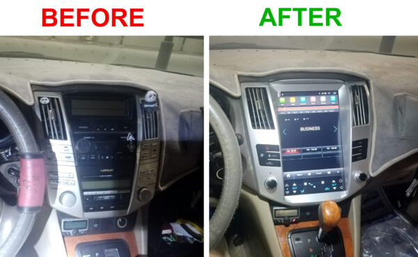 Android Monitor for Lexus RX330-350 2008  Tesla Style 4GB+64GB