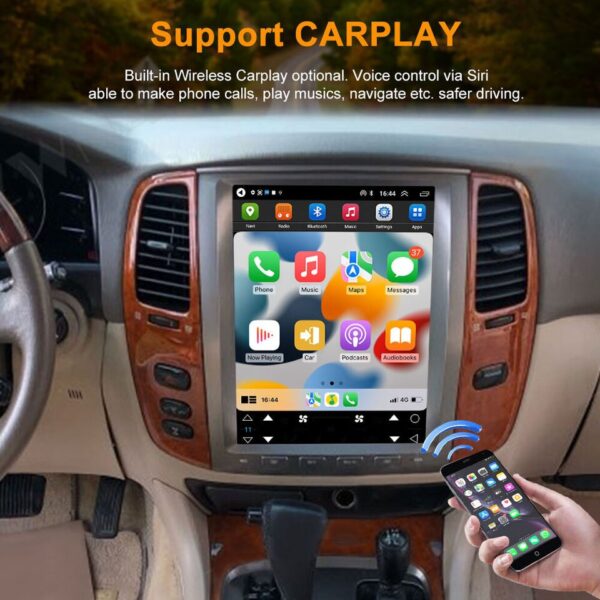 Car Stereo Screen for Lexus lx470 2004-07  Low Option 2G 32G