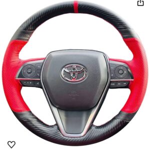 Hand-Sewing Steering Wheel Toyota Rav4 2019-2022, Camry 2018-2022, Corolla 2020-2022, Avalon 2019-2022 Steering Wheel
