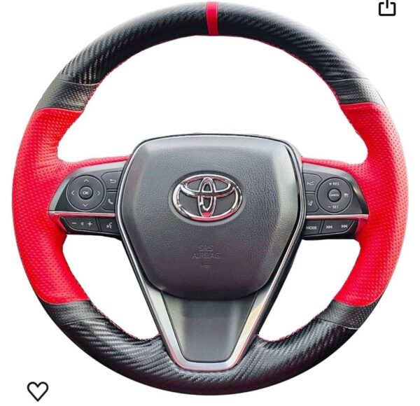 Hand-Sewing Steering Wheel Toyota Rav4 2019-2022, Camry 2018-2022, Corolla 2020-2022, Avalon 2019-2022 Steering Wheel