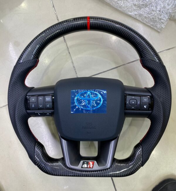 Toyota LC300 Custom Style Steering Wheel for LC79 LC76 Full Carbon Fiber Steering Wheel