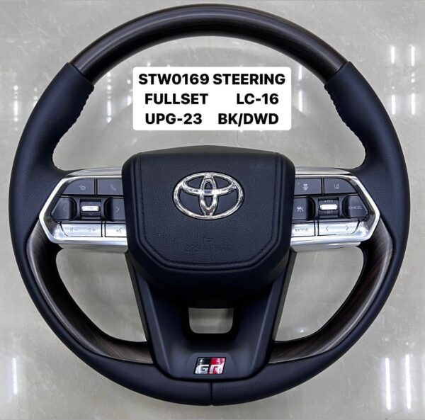Toyota Land Cruiser 2016 Upgrade to 2023 Steering Wheel